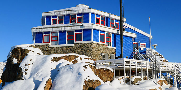 DTU's campus in Sisimiut, Greenland. Photo: Dag Stinus